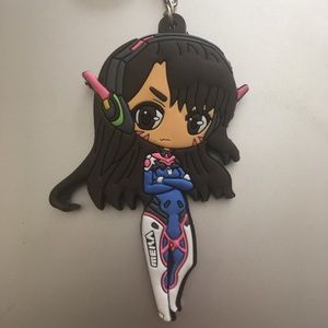 D.Va Overwatch Rubber Keychain 🎮
